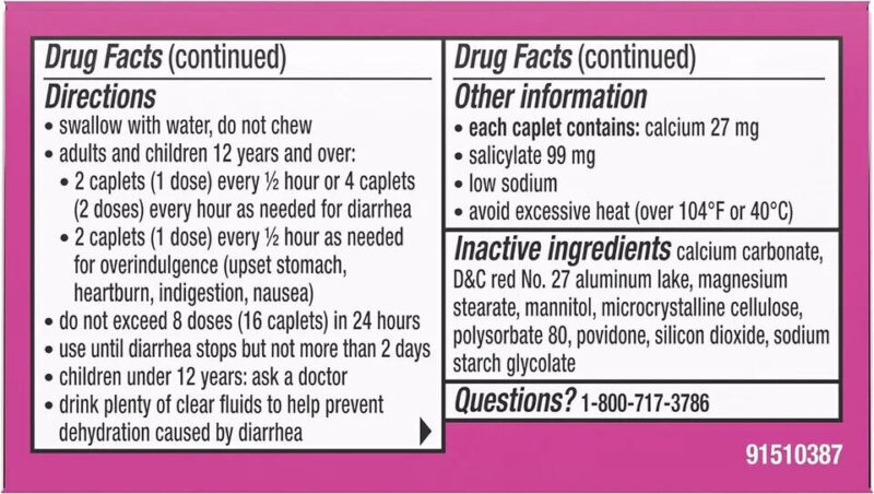Pepto Bismol 24 Caplets